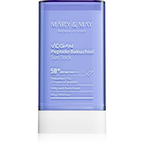 Peptide Bakuchiol Sun Stick protector solar en barra con efecto antiarrugas SPF 50+ 18 g - Mary&May - Modalova