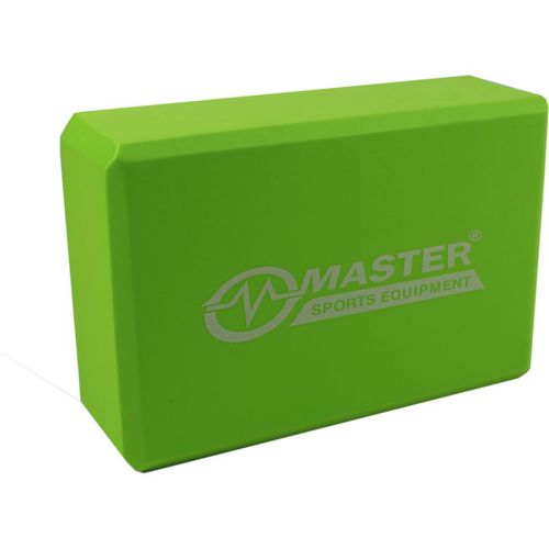 Master Yoga blocco da yoga colore Green (23 × 15 × 7,5 cm) 1 pz - Master Sport - Modalova