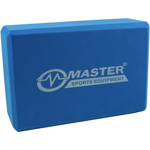 Master Yoga blocco da yoga colore Blue (23 × 15 × 7,5 cm) 1 pz - Master Sport - Modalova