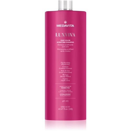 LUXVIVA Post Color Acidifying shampoo idratante per capelli tinti 1250 ml - Medavita - Modalova