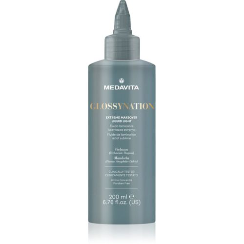 Glossynation Extreme Makeover Liquid Light trattamento idratante in profondità per la luminosità dei capelli mosci 200 ml - Medavita - Modalova