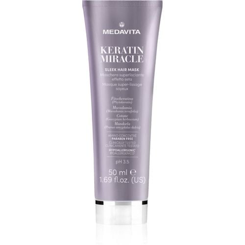 Keratin Miracle Sleek Hair Mask mascarilla hidratante alisadora 50 ml - Medavita - Modalova