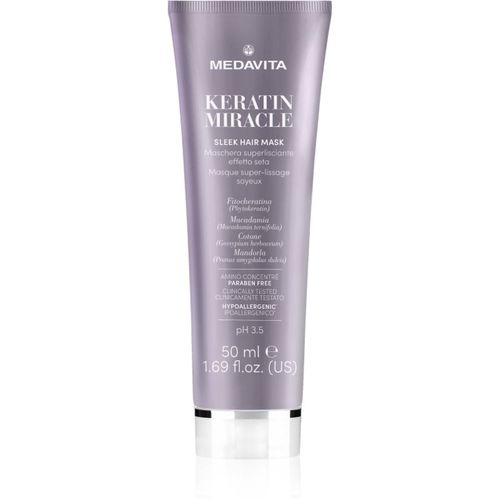 Keratin Miracle Sleek Hair Mask maschera lisciante idratante 50 ml - Medavita - Modalova