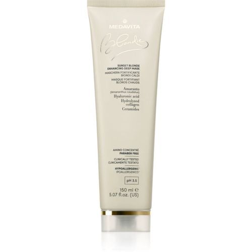 Blondie Sunset Blonde Enhancing Deep Mask mascarilla intensa para cabello rubio y con mechas 150 ml - Medavita - Modalova