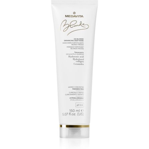 Blondie Ice Blonde Enhacing Deep Mask maschera di nutrimento profondo per sfumature biondo freddo 150 ml - Medavita - Modalova