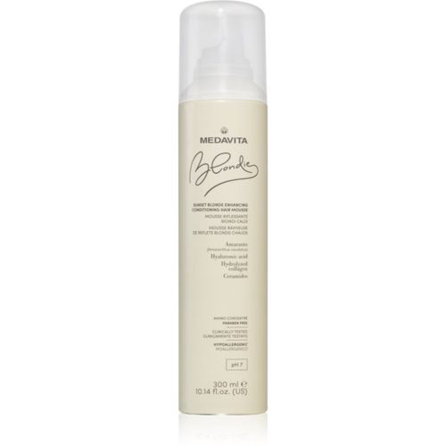 Blondie Sunset Blonde Enhancing Conditioning Hair Mouse acondicionador en espuma para tonos rubios cálidos 300 ml - Medavita - Modalova