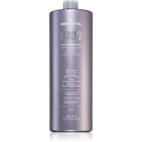 Keratin Miracle Sleek Hair Shampoo champú alisador 1250 ml - Medavita - Modalova