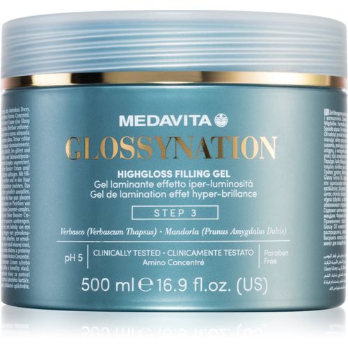 Glossynation Highgloss Filling Gel gel para el cabello laminovací gel se zrcadlovým efektem 500 ml - Medavita - Modalova