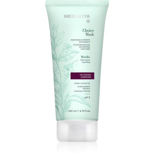 Choice Aubergine mascarilla nutritiva para cabello teñido 200 ml - Medavita - Modalova