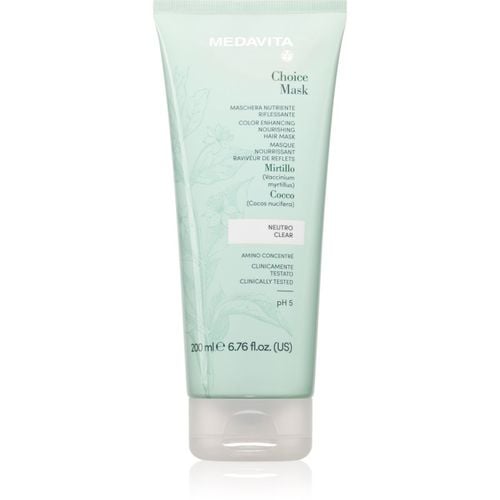 Choice Clear mascarilla nutritiva para cabello teñido 200 ml - Medavita - Modalova