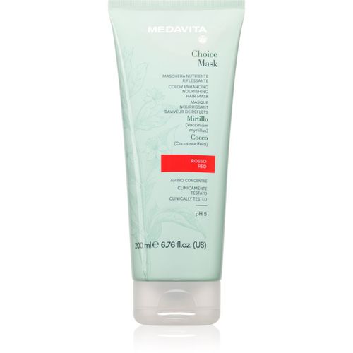 Choice Red mascarilla nutritiva para cabello teñido 200 ml - Medavita - Modalova