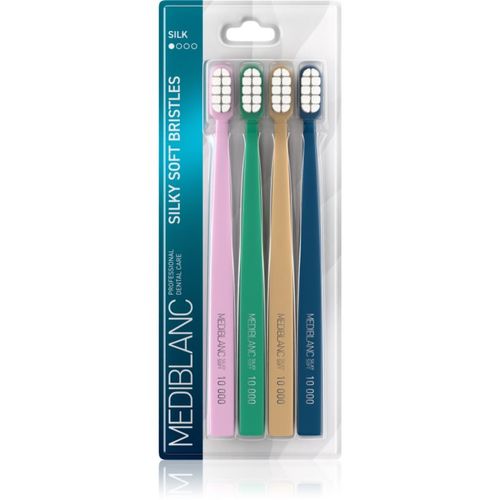 Toothbrush Silk cepillo de dientes con cerdas suaves 4 ud - MEDIBLANC - Modalova