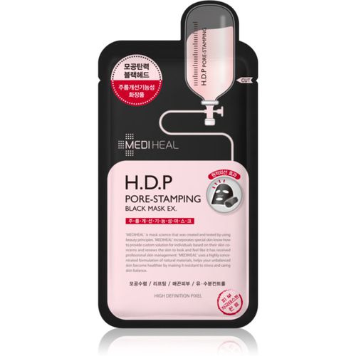 Black Mask H.D.P Pore-Stamping maschera in tessuto per chiudere i pori 25 ml - MEDIHEAL - Modalova