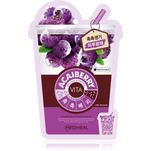 Vita Mask Acaiberry maschera in tessuto effetto rassodante 20 ml - MEDIHEAL - Modalova