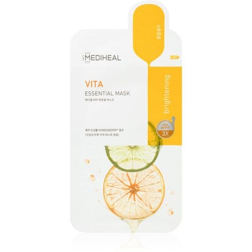 Essential Mask Vita mascarilla iluminadora en forma de hoja con complejo multivitamínico 24 ml - MEDIHEAL - Modalova