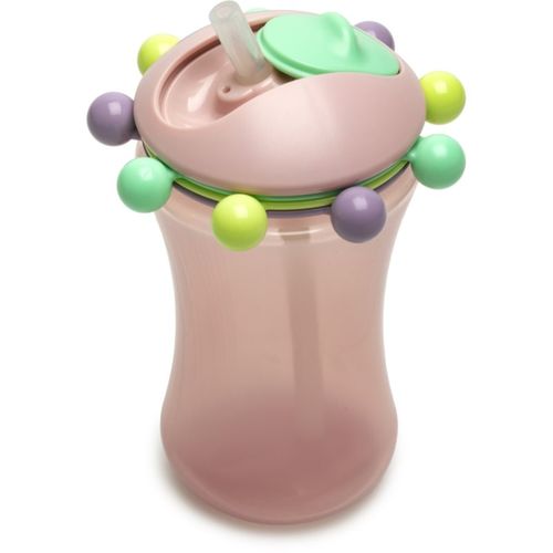 Abacus Straw Sippy Cup taza con pajita Pink 1 ud - Melii - Modalova
