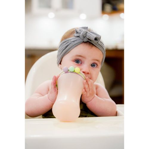Abacus Straw Sippy Cup taza con pajita Pink 1 ud - Melii - Modalova