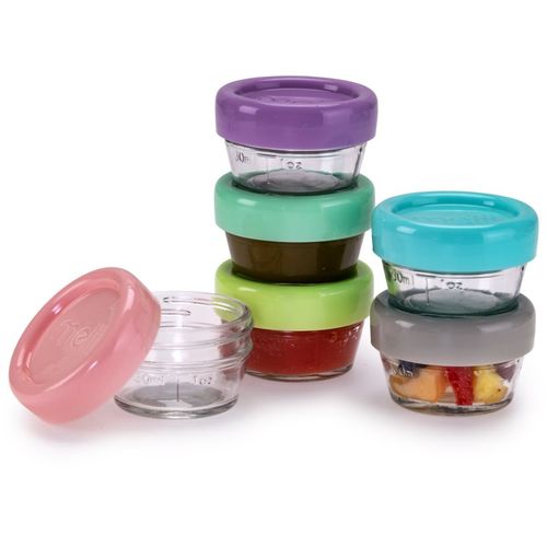 Glass Food Container tupper para guardar alimentos 6x59 ml - Melii - Modalova
