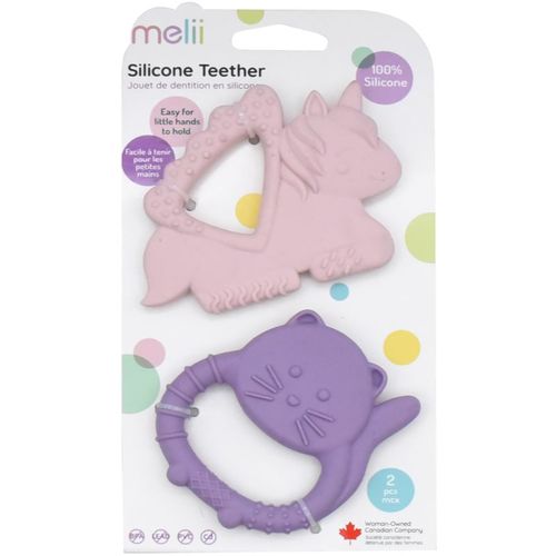 Teethers mordedor Unicorn & Cat 2 ud - Melii - Modalova
