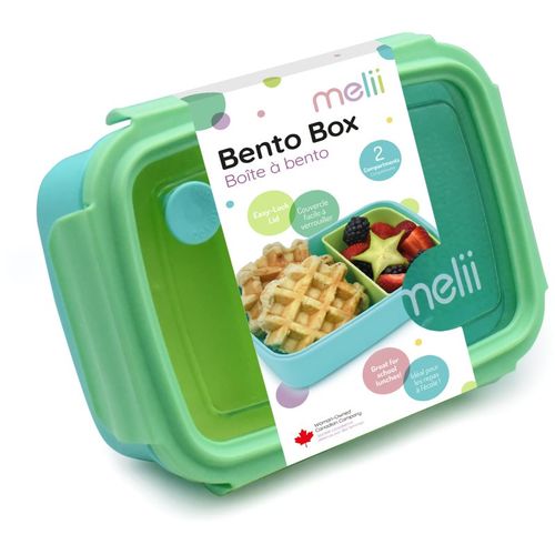 Bento Box fiambrera Blue, Mint, Lime 880 ml - Melii - Modalova