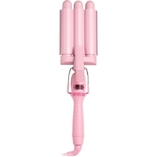 Mini Waver 25 mm rizador de cabello de tres cilindros para cabello Pink 1 ud - Mermade - Modalova
