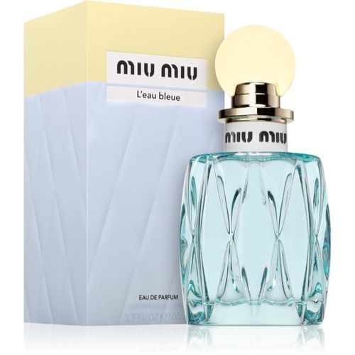 L'Eau Bleue Eau de Parfum para mujer 100 ml - Miu Miu - Modalova