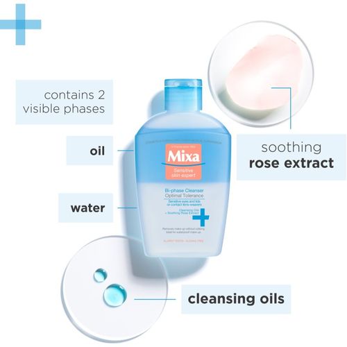 Optimal Tolerance desmaquillante de ojos bifásico 125 ml - MIXA - Modalova