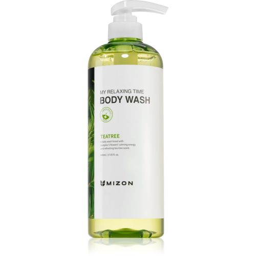 My Relaxing Time Tea Tree gel de ducha refrescante para pieles problemáticas y grasas 800 ml - Mizon - Modalova