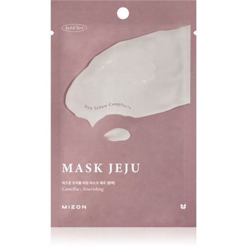 Joyful Time Jeju Camellia mascarilla nutriente en forma de hoja con efecto antioxidante 23 g - Mizon - Modalova