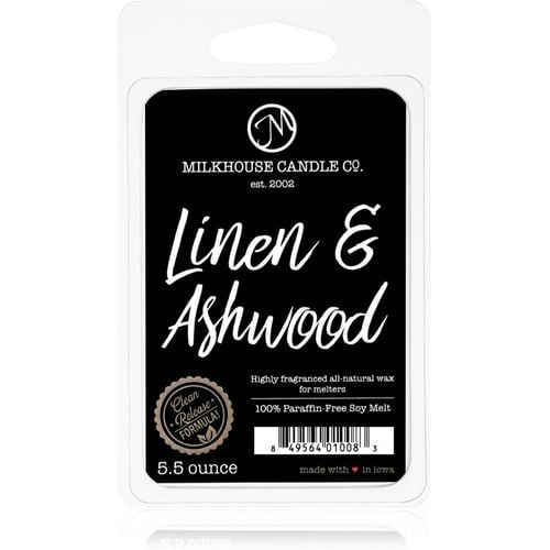 Creamery Linen & Ashwood cera para lámparas aromáticas 155 g - Milkhouse Candle Co. - Modalova