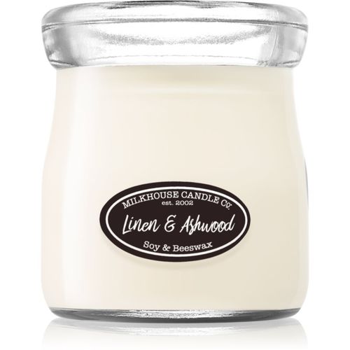 Creamery Linen & Ashwood candela profumata Cream Jar 142 g - Milkhouse Candle Co. - Modalova