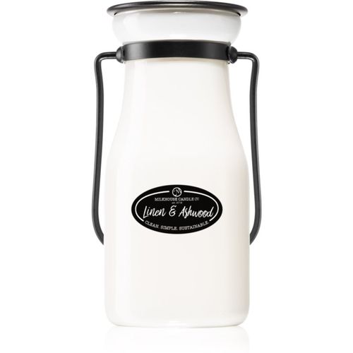 Creamery Linen & Ashwood Duftkerze Milkbottle 227 g - Milkhouse Candle Co. - Modalova