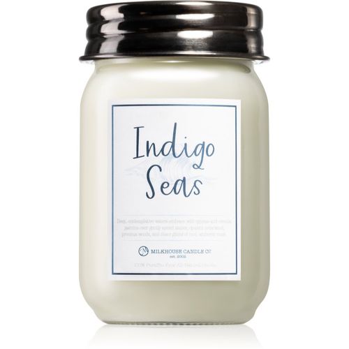 Farmhouse Indigo Seas Duftkerze Mason Jar 369 g - Milkhouse Candle Co. - Modalova