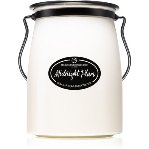 Creamery Midnight Plum candela profumata Butter Jar 624 g - Milkhouse Candle Co. - Modalova