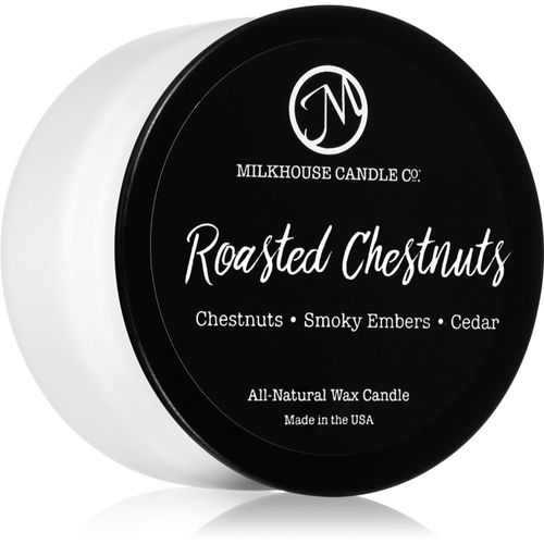 Creamery Roasted Chestnuts candela profumata Sampler Tin 42 g - Milkhouse Candle Co. - Modalova