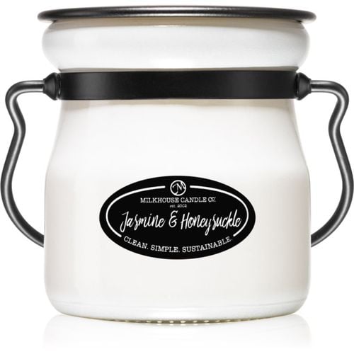 Creamery Jasmine & Honeysuckle vela perfumada Cream Jar 142 g - Milkhouse Candle Co. - Modalova