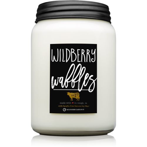 Farmhouse Wildberry Waffles candela profumata Mason Jar 737 g - Milkhouse Candle Co. - Modalova