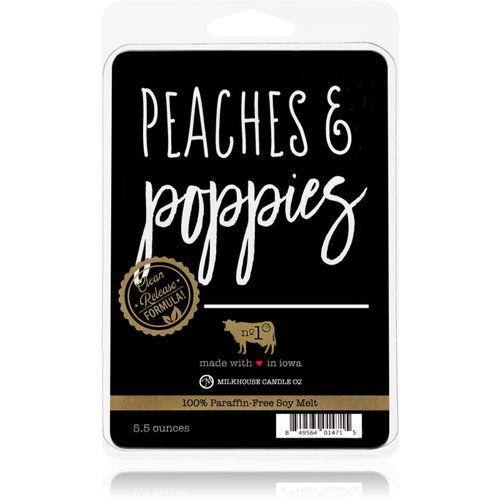 Farmhouse Peaches & Poppies wachs für aromalampen 155 g - Milkhouse Candle Co. - Modalova