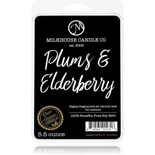 Creamery Plums & Elderberry cera per lampada aromatica 155 g - Milkhouse Candle Co. - Modalova