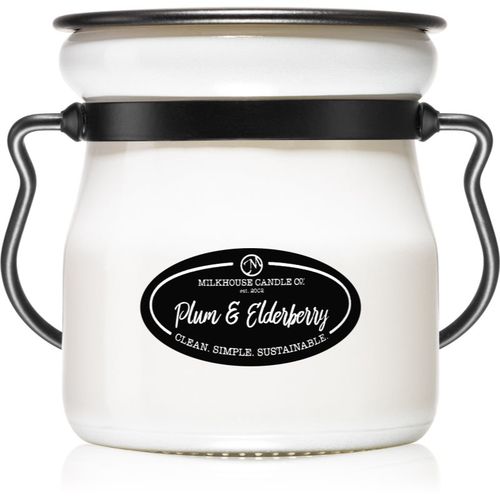 Creamery Plums & Elderberry candela profumata Cream Jar 142 g - Milkhouse Candle Co. - Modalova