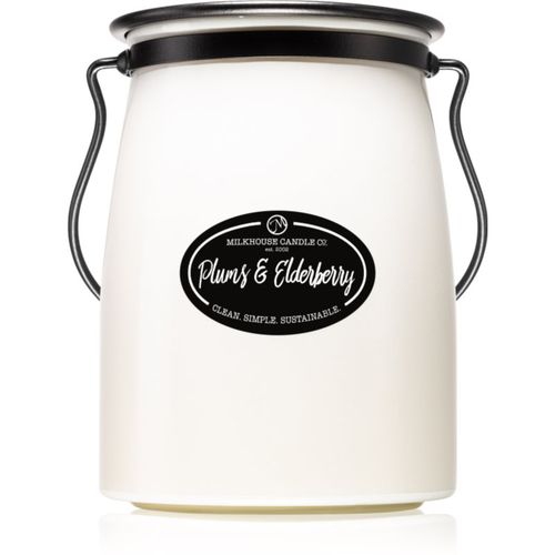 Creamery Plums & Elderberry candela profumata Butter Jar 624 g - Milkhouse Candle Co. - Modalova