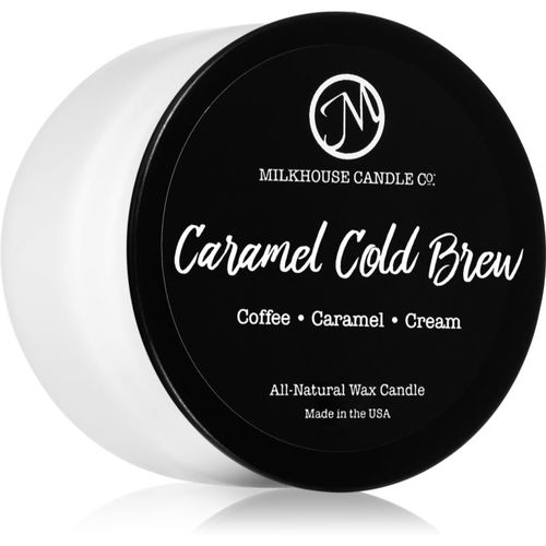 Creamery Caramel Cold Brew candela profumata Traveler Tin 106 g - Milkhouse Candle Co. - Modalova