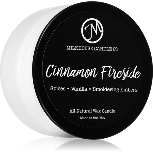 Creamery Cinnamon Fireside vela perfumada Sampler Tin 42 g - Milkhouse Candle Co. - Modalova