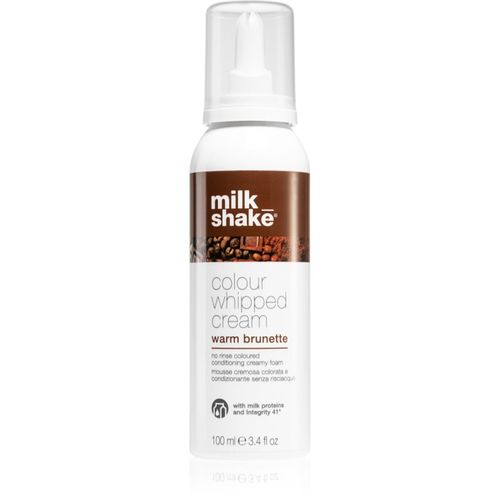 Colour Whipped Cream espuma tonificante para todo tipo de cabello Warm Brunette 100 ml - milk_shake® - Modalova