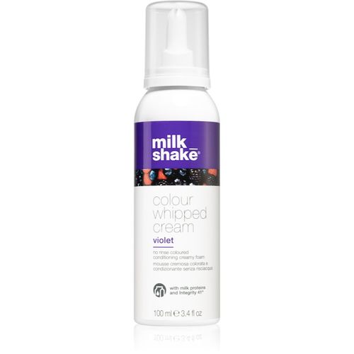 Colour Whipped Cream espuma tonificante para todo tipo de cabello Violet 100 ml - milk_shake® - Modalova