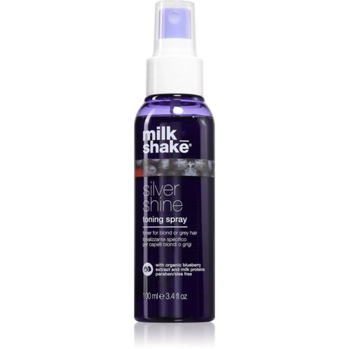 Silver Shine Toning Spray spray con color para cabello rubio y canoso 100 ml - milk_shake® - Modalova