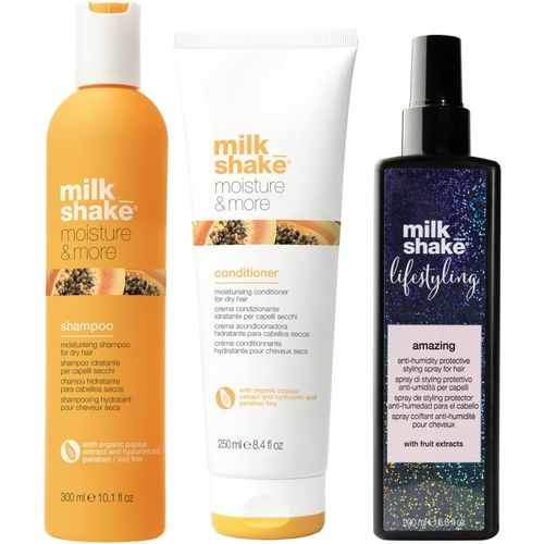 Three pack Amazing + Moisture & More set para cabello seco - milk_shake® - Modalova