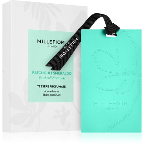 Milano Laundry Patchouli Smeraldo tarjeta perfumada 3 ud - Millefiori - Modalova