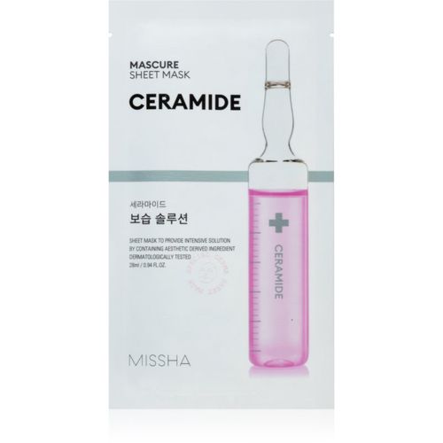 Mascure Ceramide mascarilla nutriente en forma de hoja 28 ml - Missha - Modalova