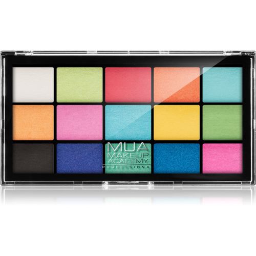 Professional 15 Shade Palette paleta de sombras de ojos tono Colour Burst 12 g - MUA Makeup Academy - Modalova